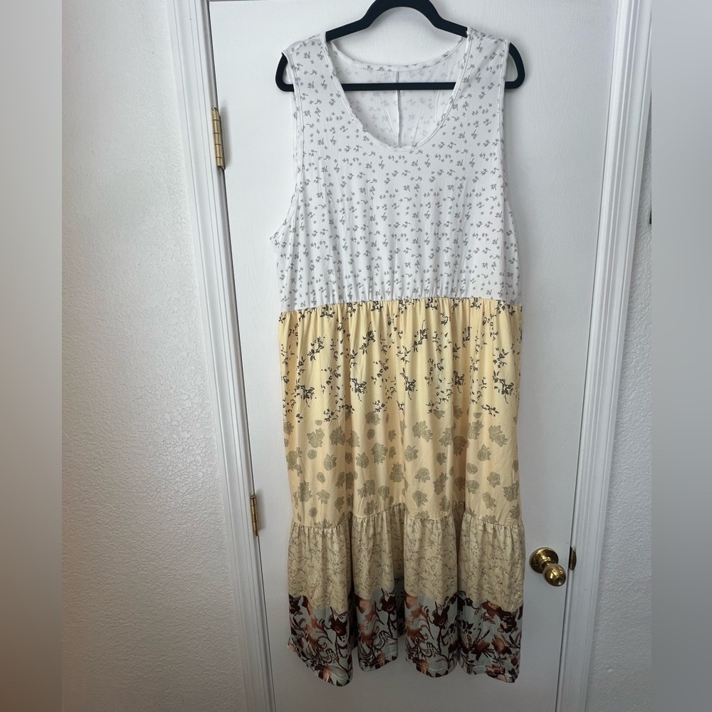 3xl Floral midi/maxi dress